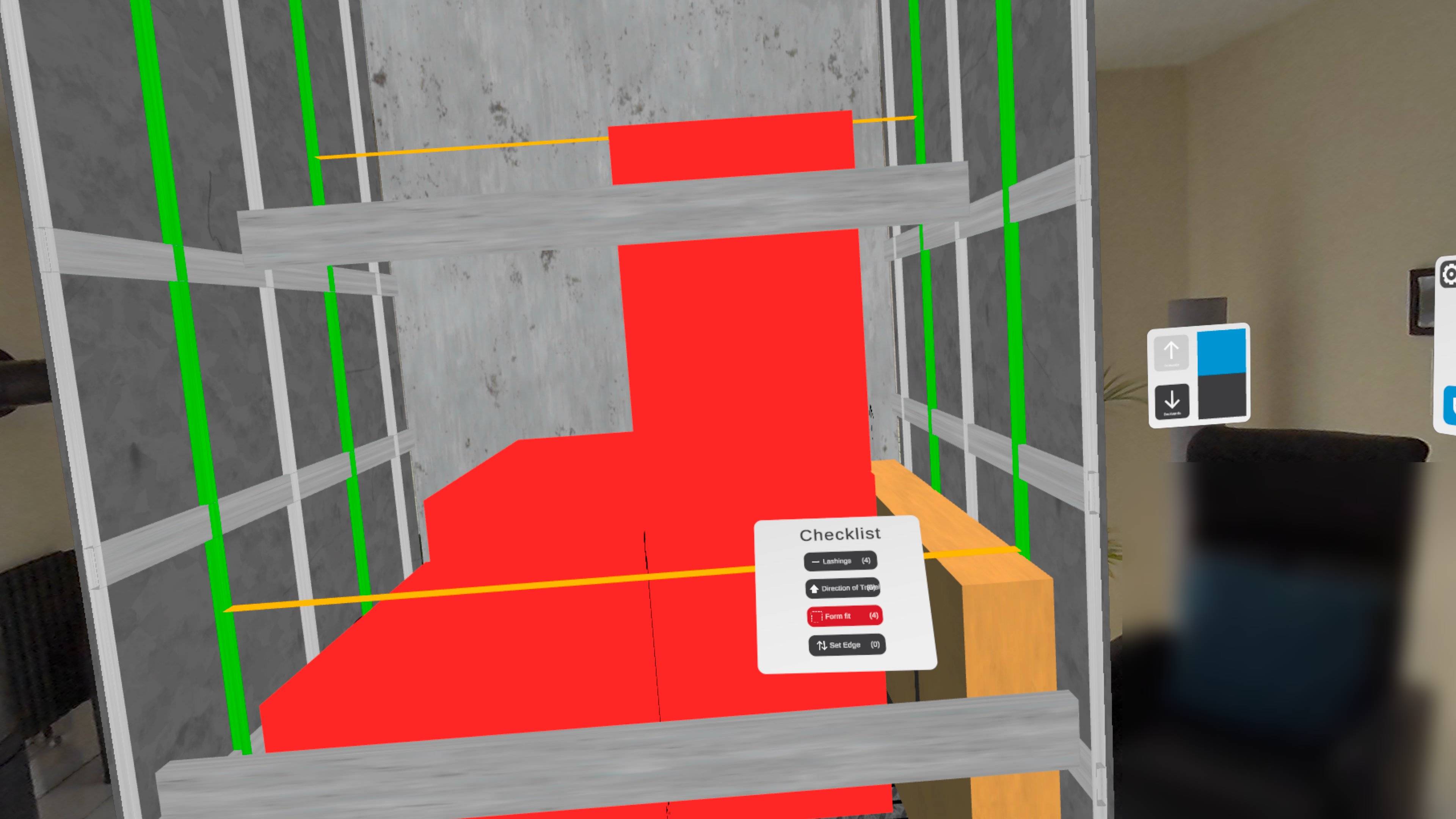 StackWiseAR truck interior visualization
